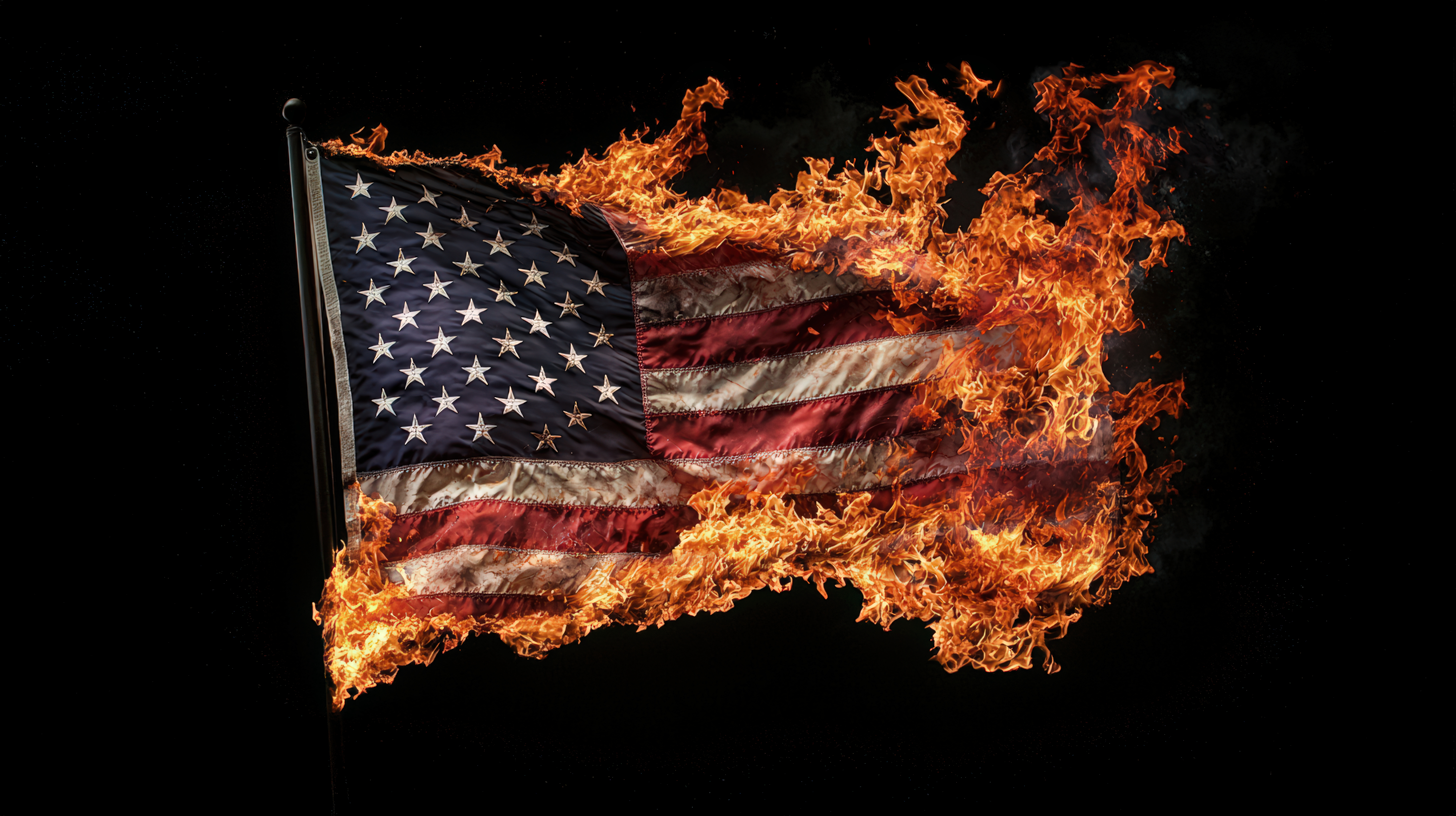 Army veteran arrested for burning American flag hours after The President’s executive order