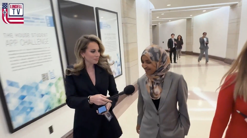Ilhan Omar to LindellTV reporter: “Are you just stupid”?